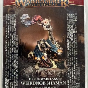 FIGURA WARHAMMER ORRUK WARCLANS:CHAMÁN EZTRAMBÓTIKO ORRUK