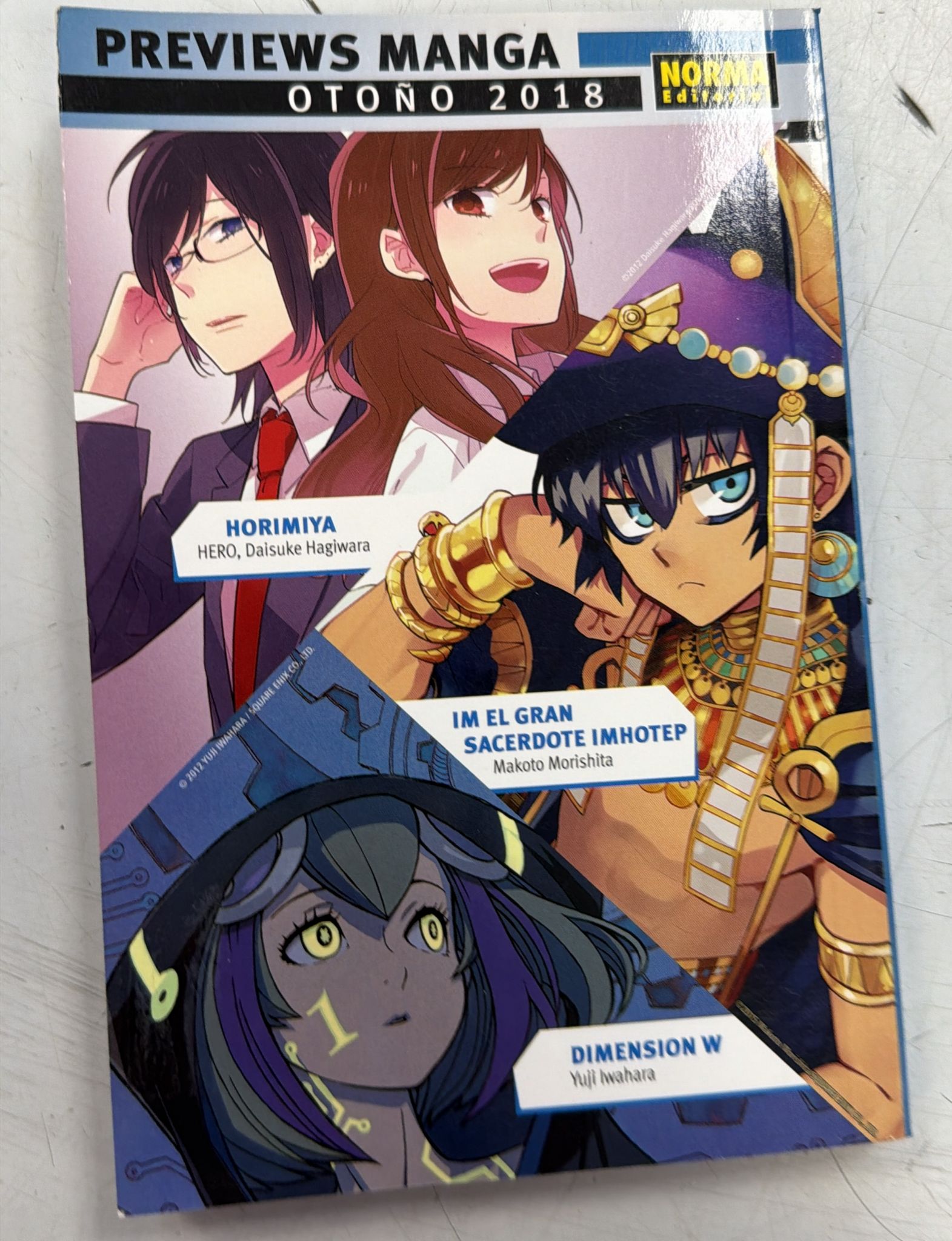 PREVIEWS MANGA OTOÑO 2018