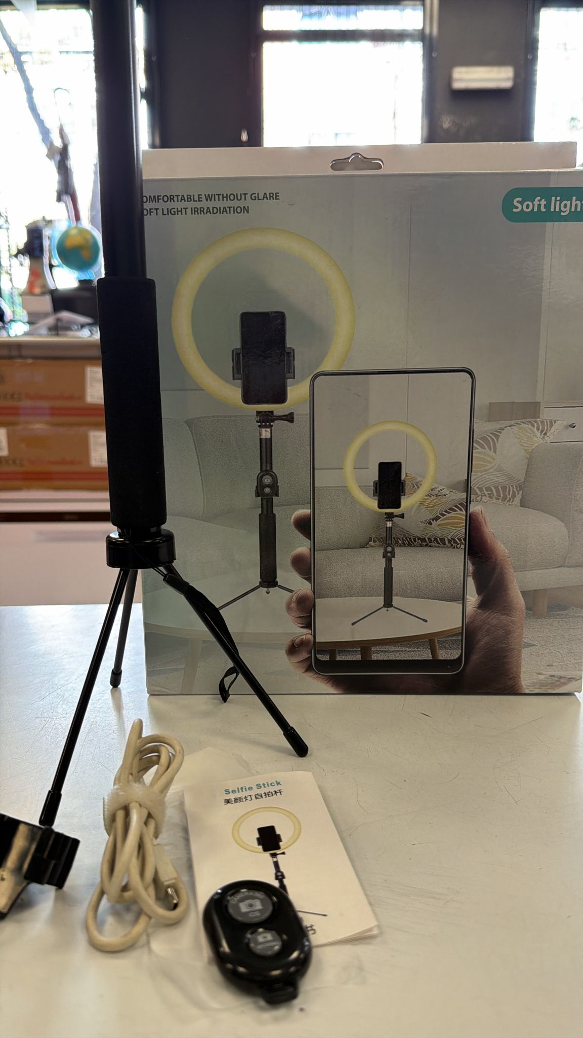 ARO DE LUZ PARA MOVIL CON TRIPODE - Imagen 2