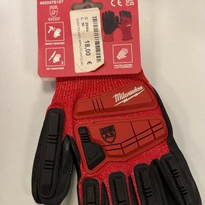 GUANTES ANTI IMPACTO ANTICORTE MILWAUKEE  TALLA 8/M IMPACT CUT LEVEL 3/C
