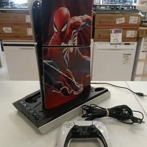 CONSOLA PS5 DIGITAL 1TB SPIDERMAN + BASE COOLING