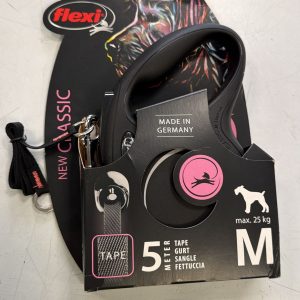 CORREA PERRO FLEXI M 25KG 5M