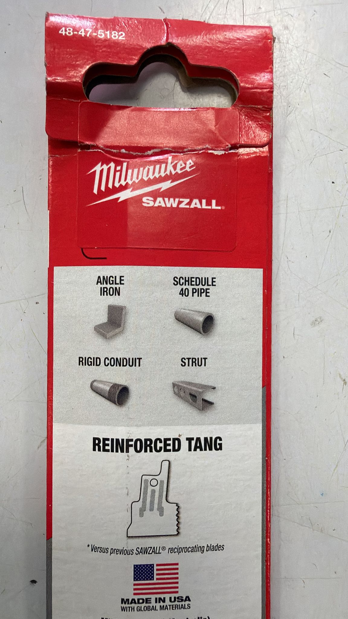 HOJA DE SABLE METAL MILWAUKEE X5 (48475182) - Imagen 4