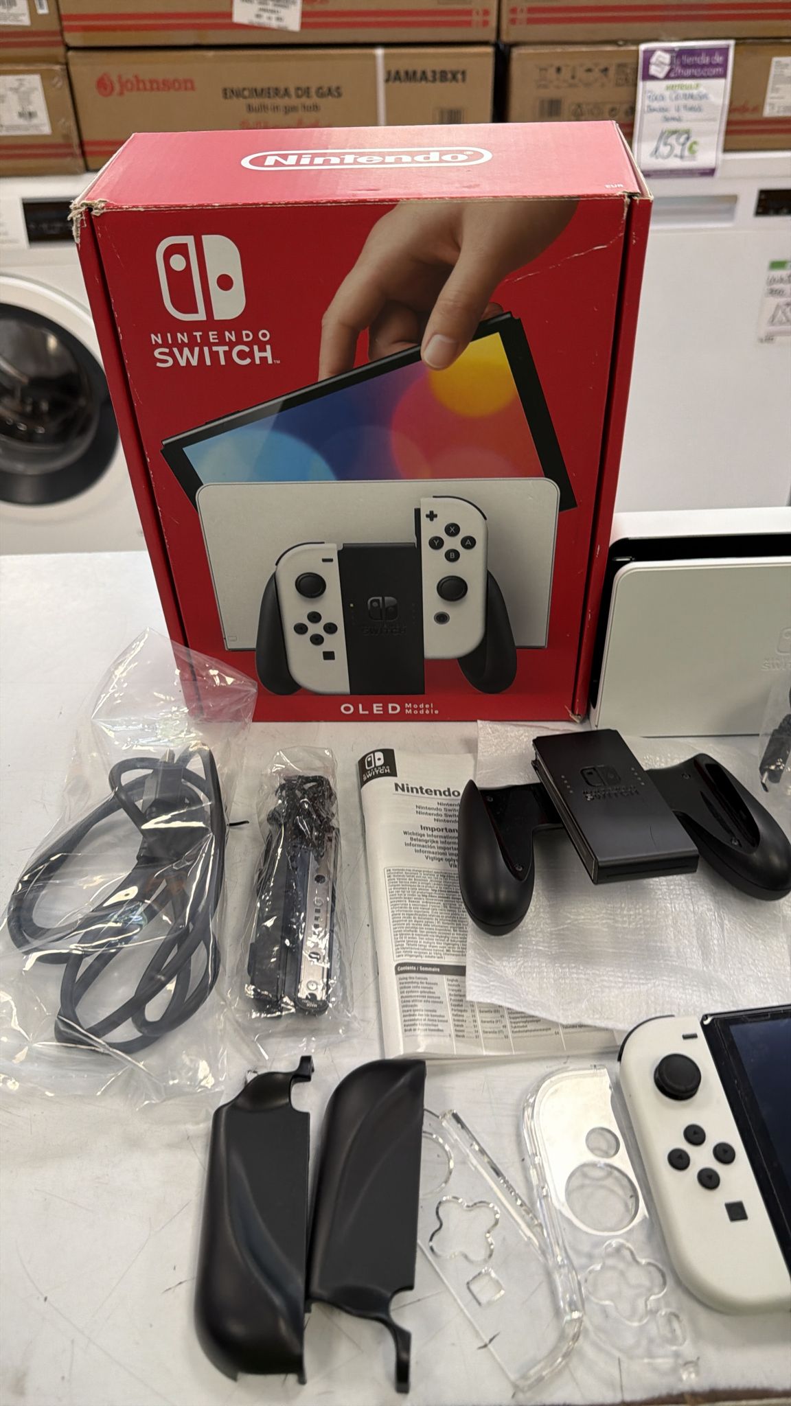 CONSOLA NINTENDO SWITHC OLED 64GB BLANCO - Imagen 4