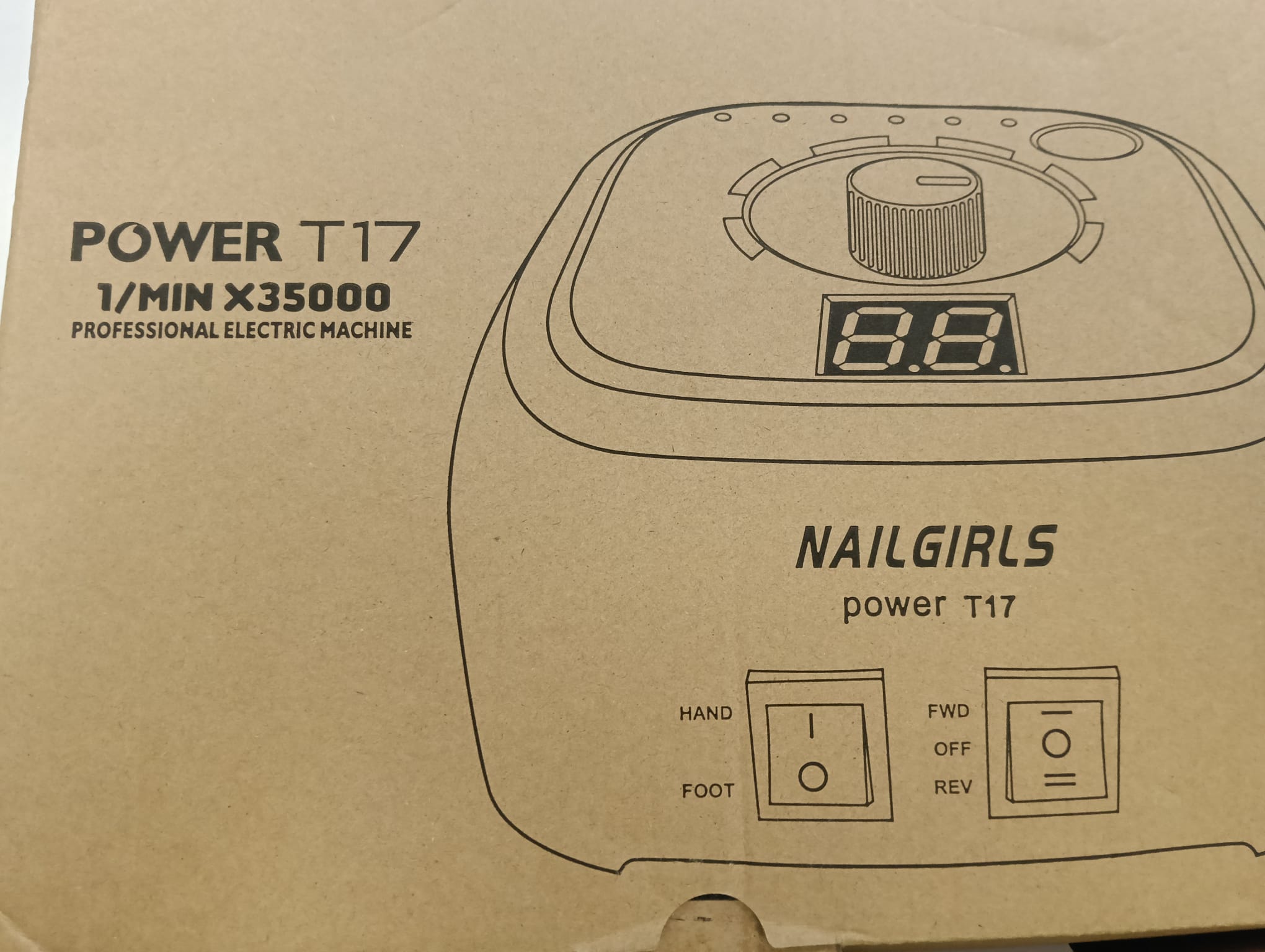 TORNO PARA UÑAS POWER T17