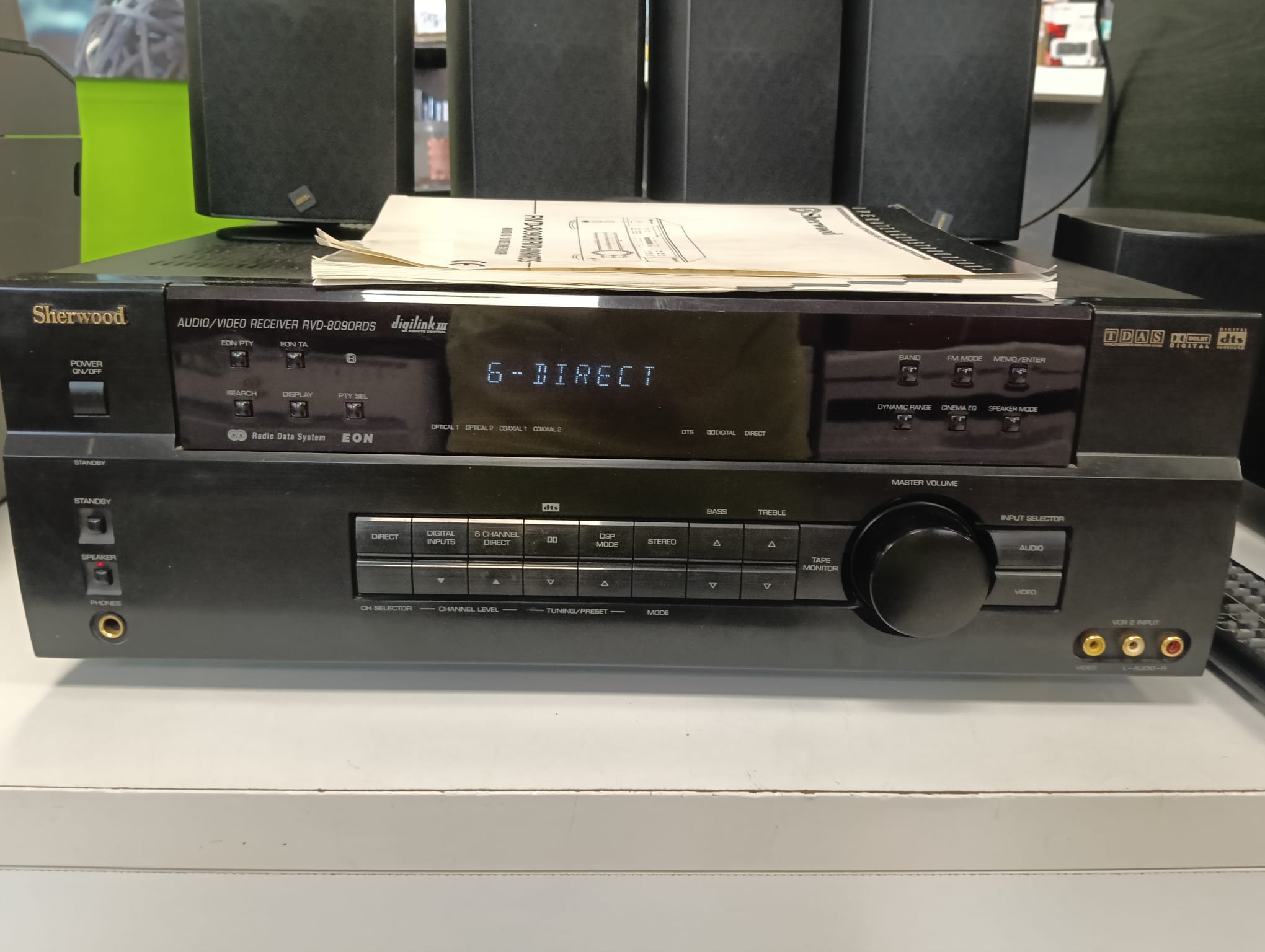 AMPLIFICADOR SHERWOOD RVD-8090RDS