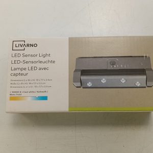 SENSOR LED DE MOVIMIENTO LIVARNO 4 FOCOS