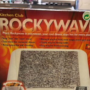 BANDEJA PLATO CALENTADOR MICROONDAS KITCHEN CLUB ROCKY WAVE