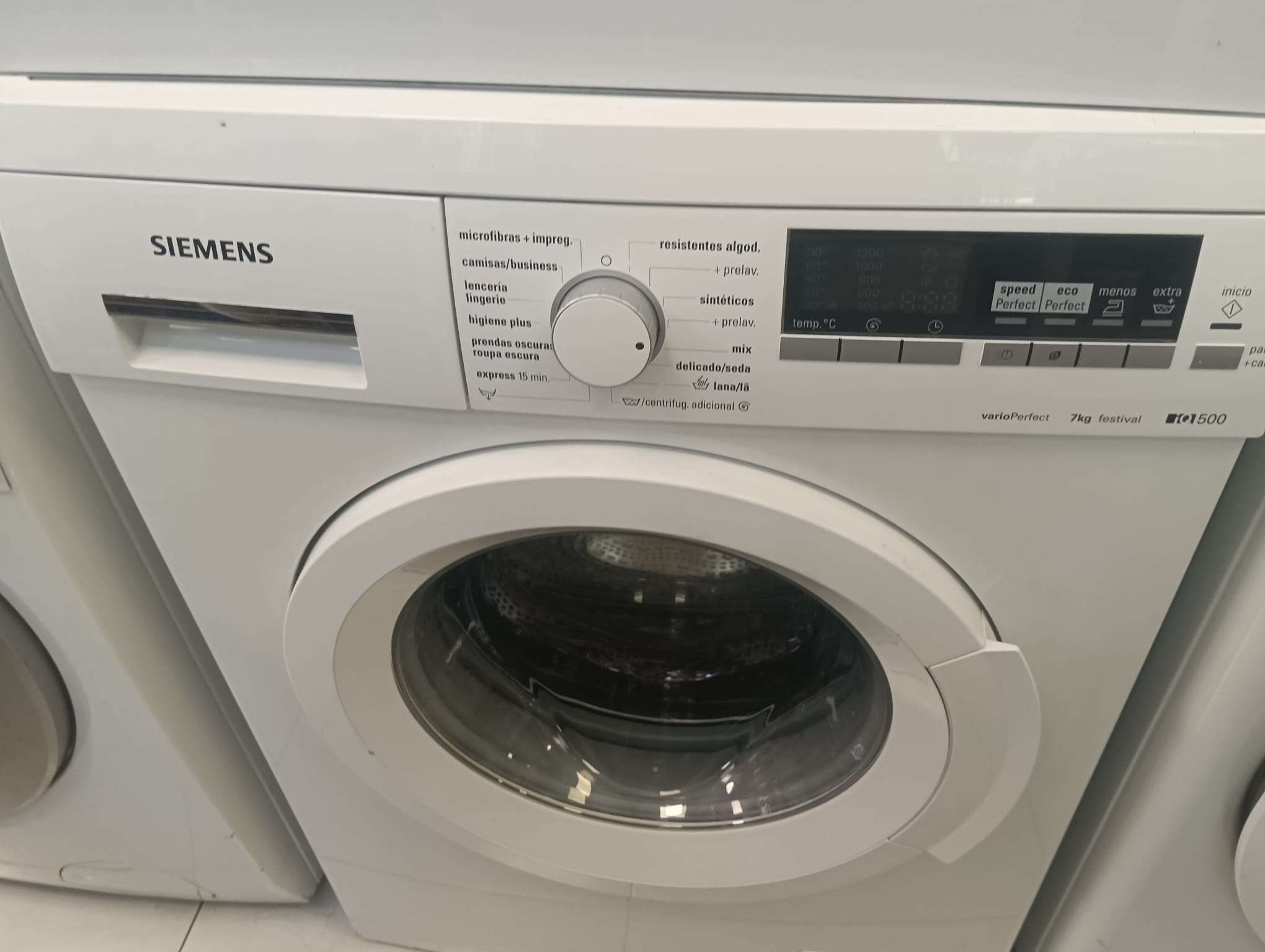LAVADORA SIEMENS 7KG FESTIVAL IQ500