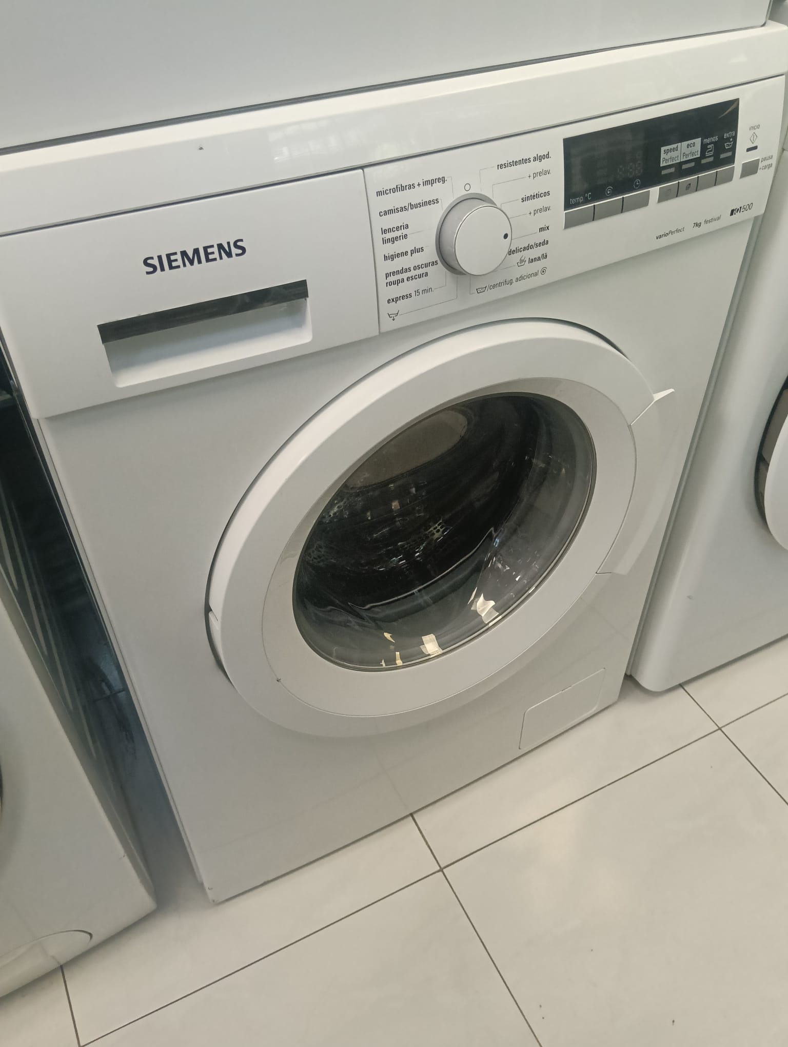 LAVADORA SIEMENS 7KG FESTIVAL IQ500 - Imagen 3