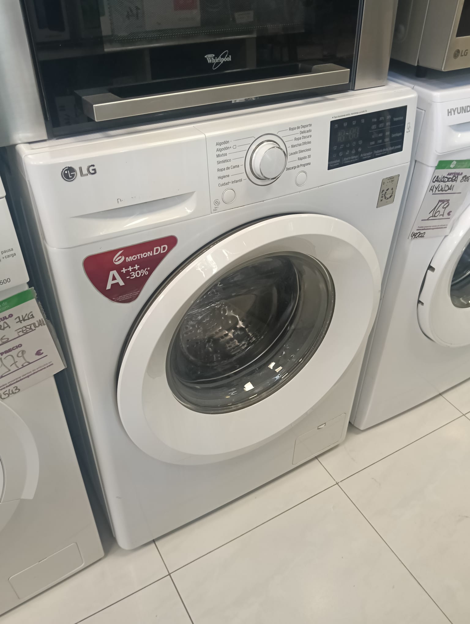 LAVADORA LG 8KG DIRECT DRIVE