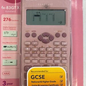 CALCULADORA CASIO ROSA FX-83GTX