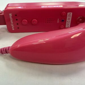 MANDO WII + NUNCHUCK PERIFERICO ROSA