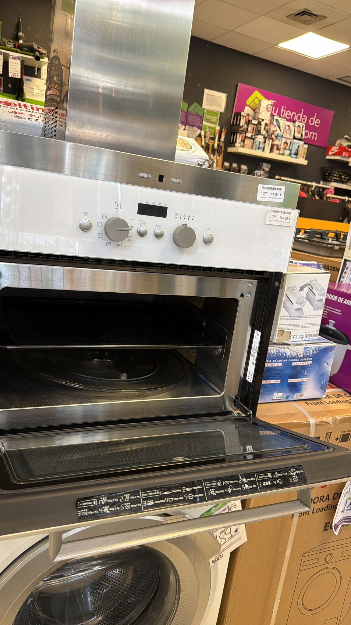HORNO MICROONDAS IKEA WHIRLPOOL MWC00 W - Imagen 3