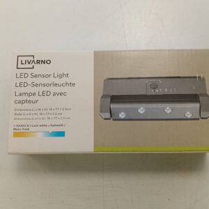 SENSOR LED DE MOVIMIENTO LIVARNO 4 FOCOS