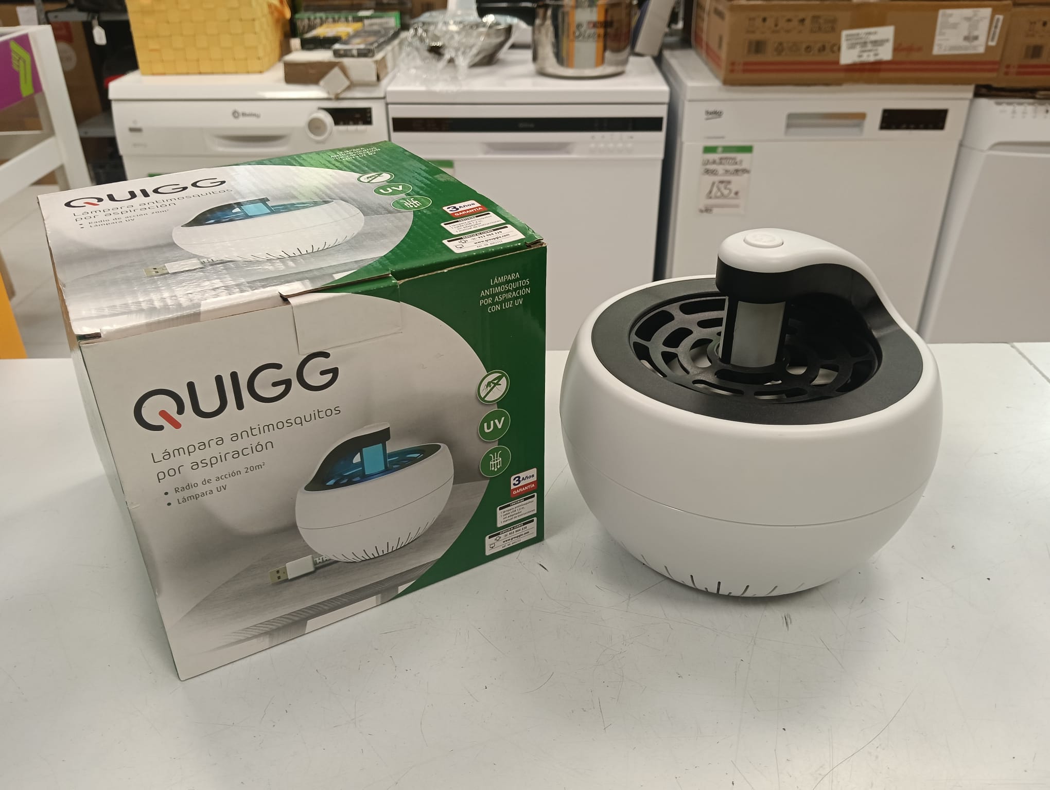 LAMPARA ANTIMOSQUITOS QUIGG QUG-SMS01S - Imagen 4
