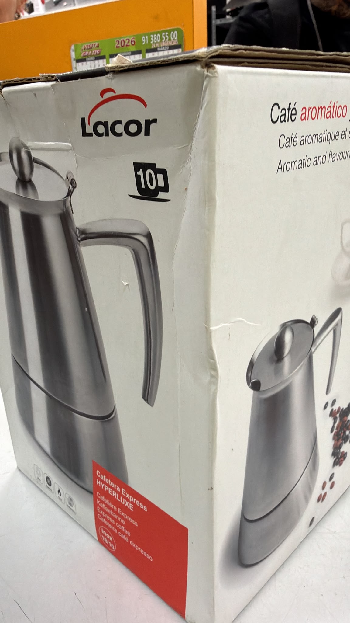 CAFETERA EXPRESS LACOR HYPERLUXE 10 TAZAS - Imagen 4