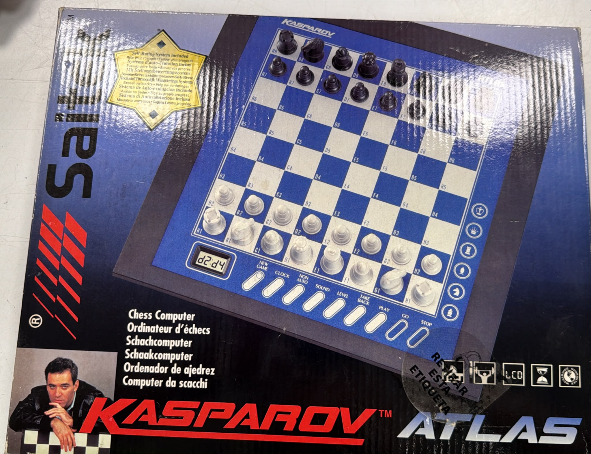 ATLAS KASPAROV JUEGO MESA