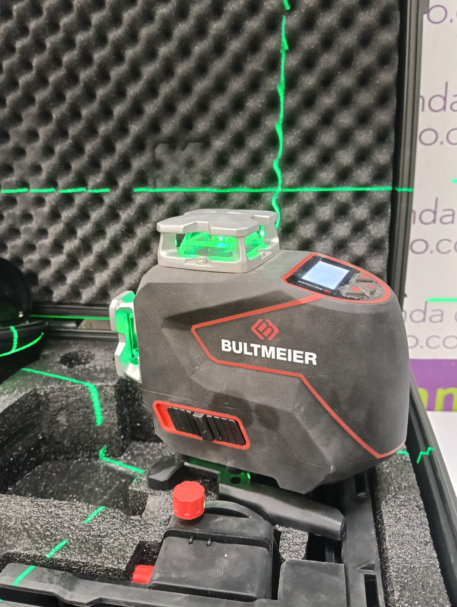 NIVEL LASER AUTONIVELANTE BULTMEIER LINEA VERDE - Imagen 2