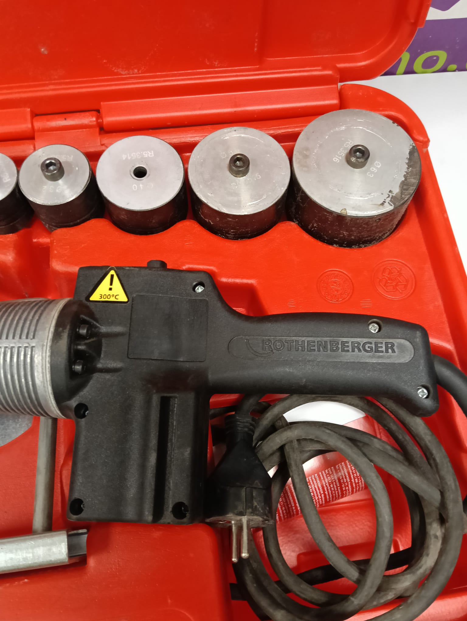 SOLDADOR POLIFUSOR ROTHENBERGER P63-S6 - Imagen 3