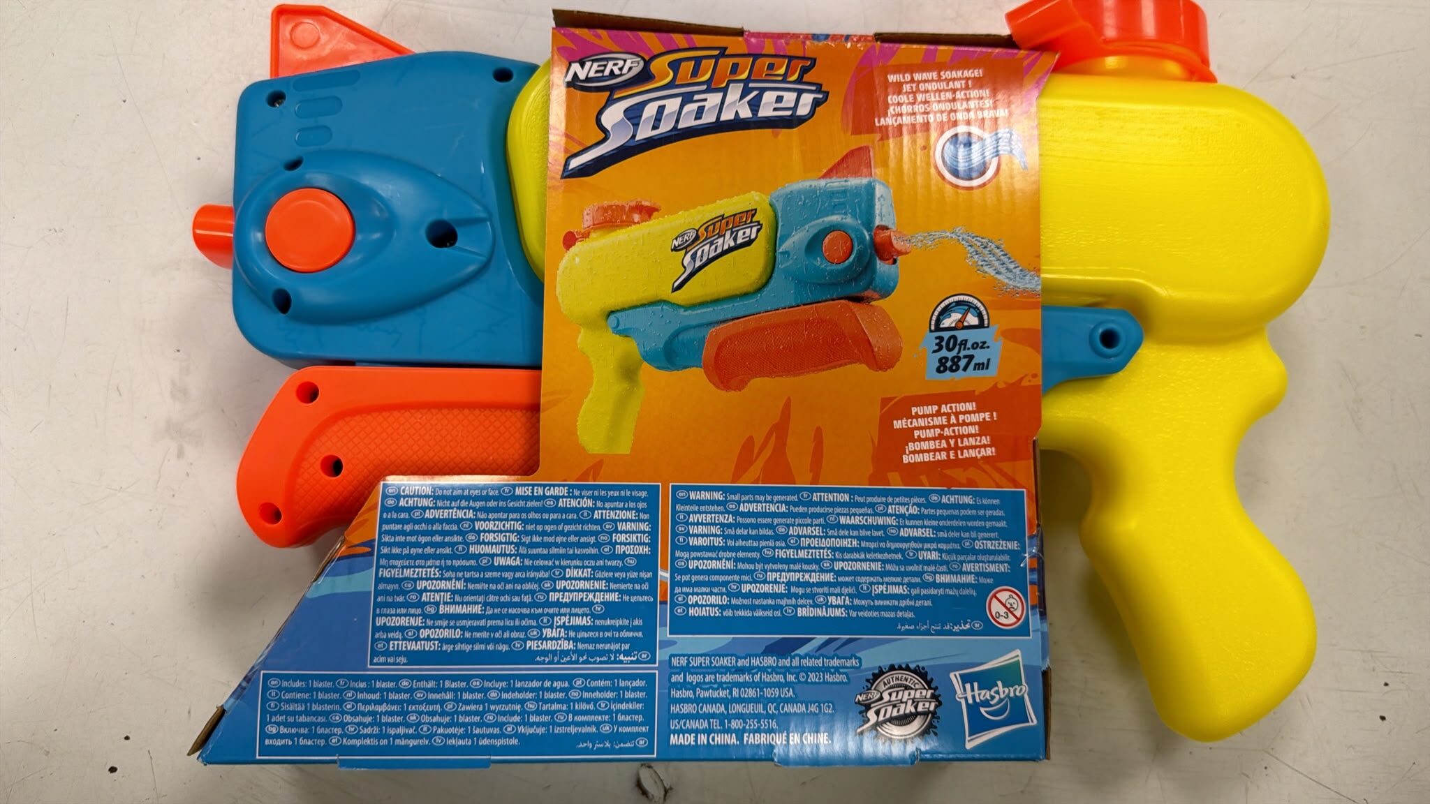 2 PISTOLAS AGUA HASBRO SUPER SOAKER WAVE SPRAY - Imagen 2