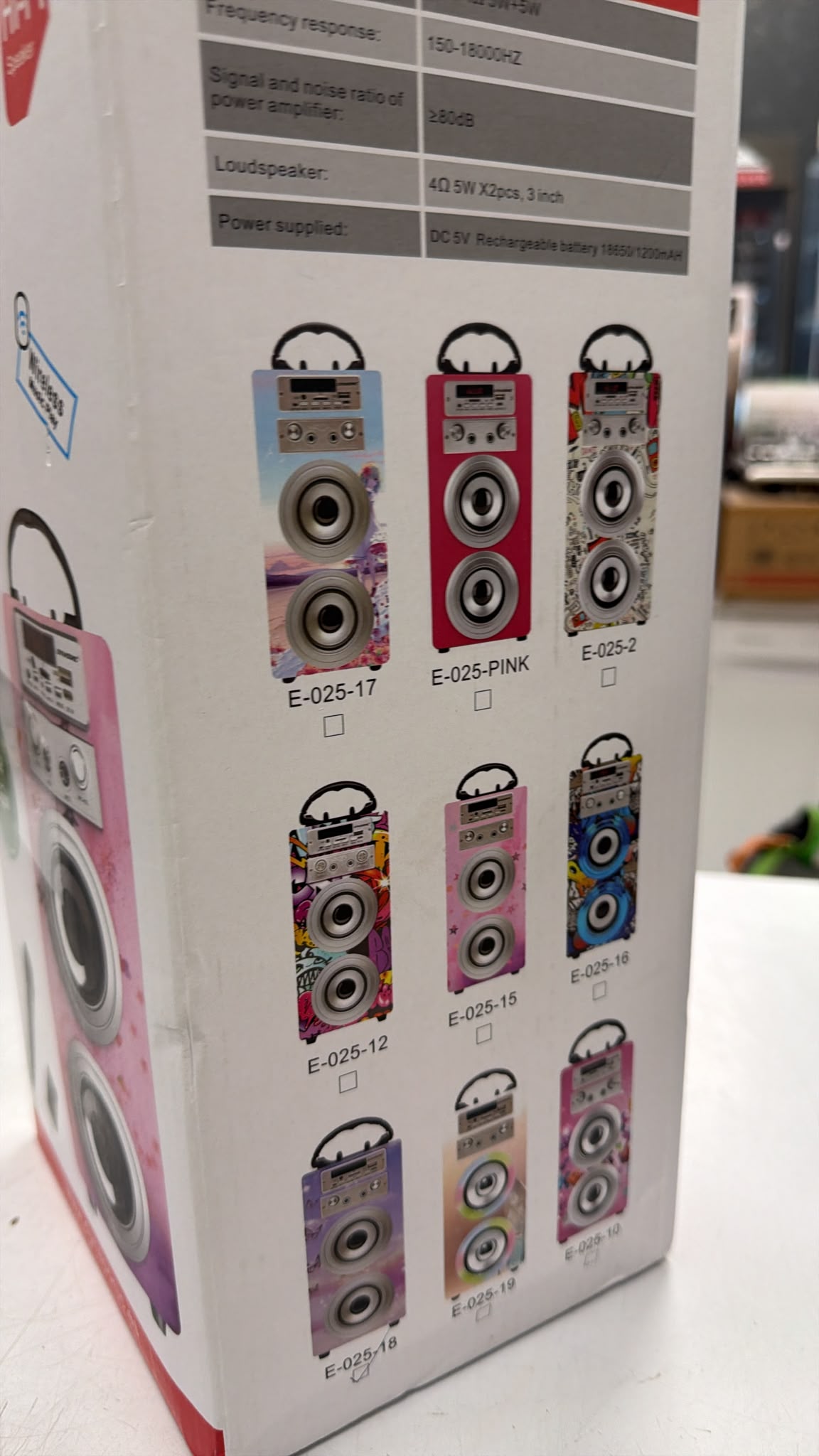 ALTAVOZ BLUETOOTH DYNASONIC E-025 - Imagen 2
