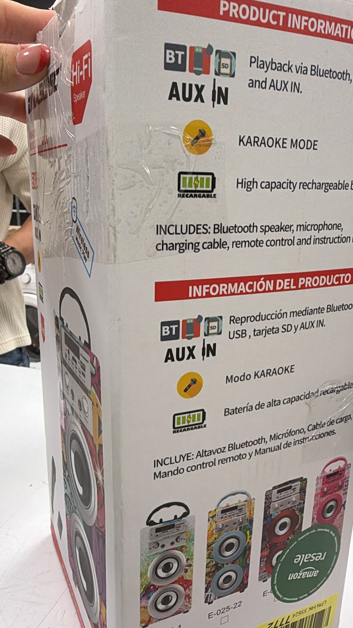 ALTAVOZ BLUETOOTH DYNASONIC E-025 - Imagen 4