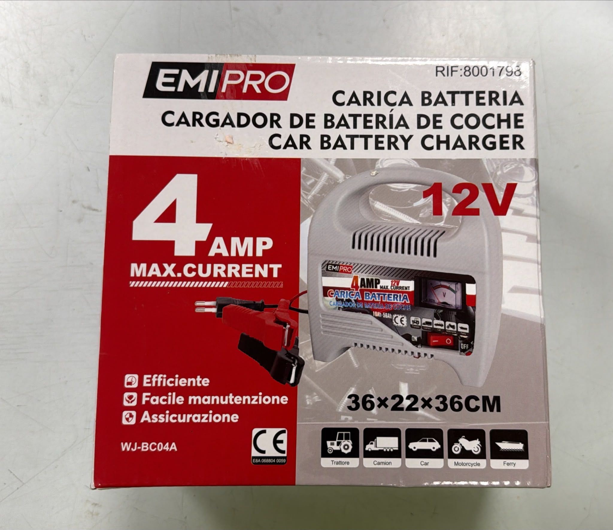 CARGADOR DE BATERIA EMIPRO 8001798