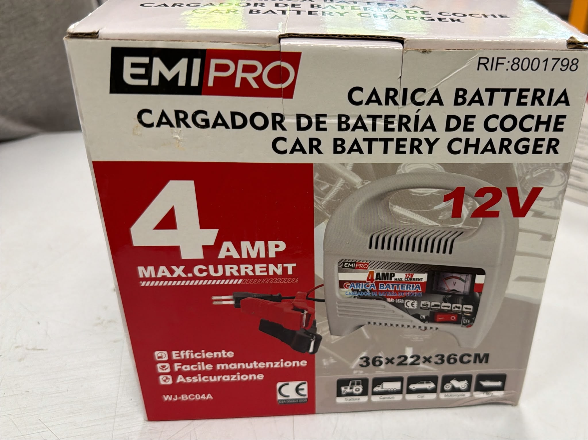 CARGADOR DE BATERIA EMIPRO 8001798 - Imagen 2