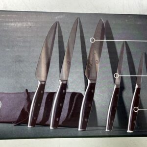 CUCHILLO MASTERCHEF 5 PIEZAS CON MANTA