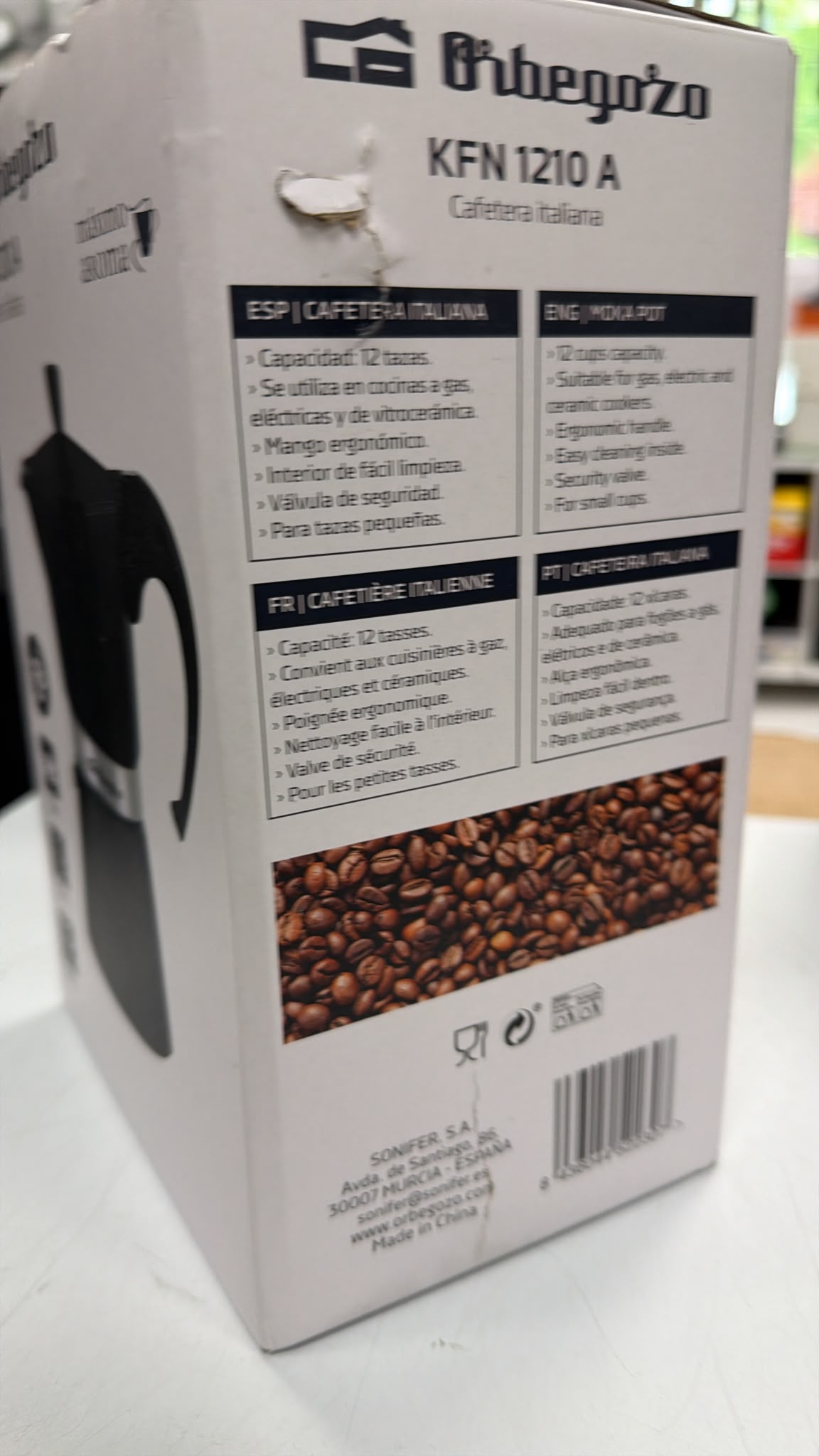 CAFETERA ORBEGOZO KFN1210A - Imagen 4