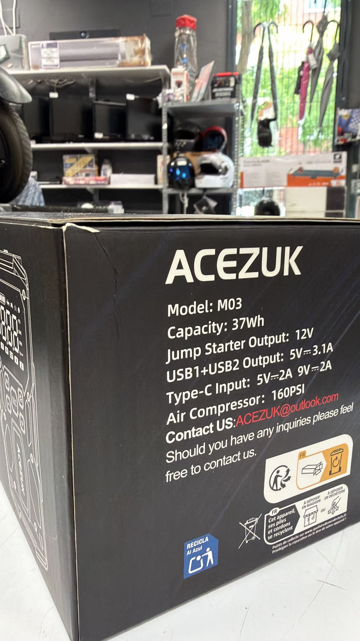ARRANCADOR DE BATERIAS ACEZUK M03 - Imagen 2