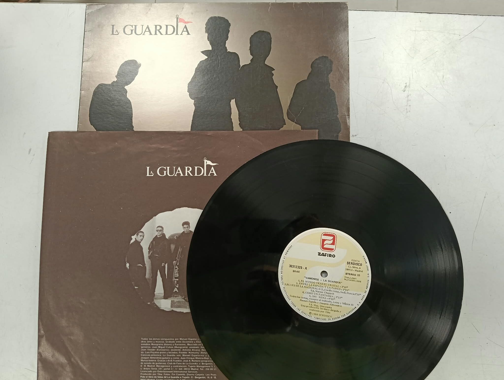 VINILO LA GUARDIA VAMONOS 1988 - Imagen 2