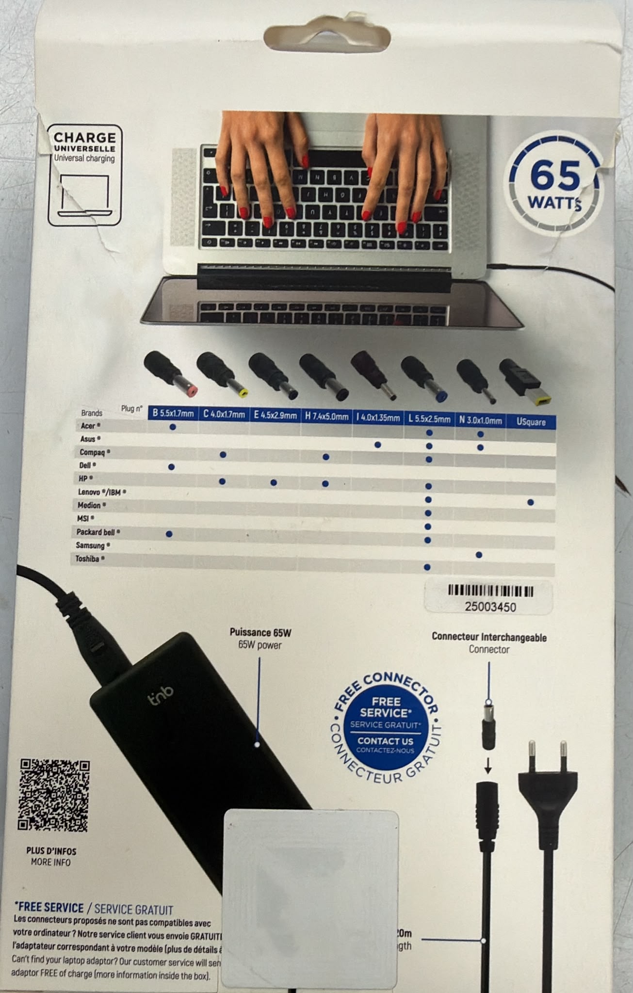 MULTICARGADOR PORTATIL 65W TNB - Imagen 4
