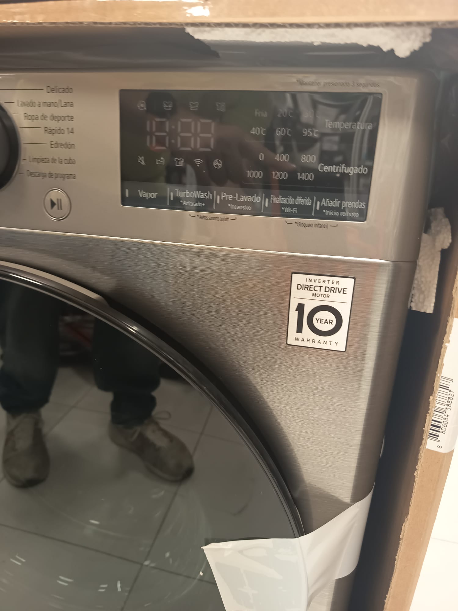 LAVADORA LG 9KG F4WR7009AGS - Imagen 2