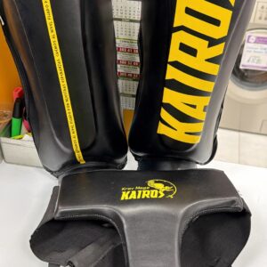 PACK ESPINILLERAS T.M + COQUILLA T.XL KRAV MAGA  KAIROS