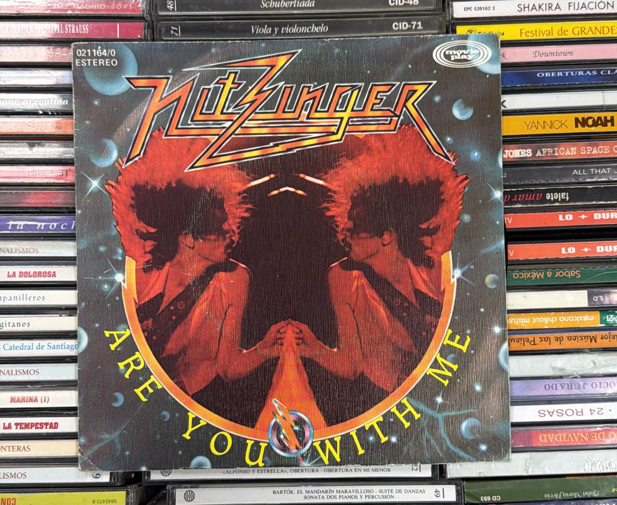 VINILO SINGLE NITZINGER ARE YOU WITH ME