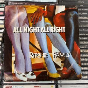 VINILO SINGLE RITCHIE FAMILY ALL NIGHT ALL RIGHT
