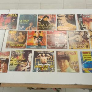 LOTE 15 DVD JACKIE CHAN + BRUCE LEE