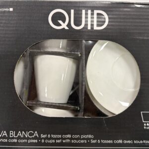 JUEGO DE CAFE 6 TAZAS QUID