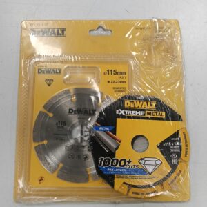 PACK 2 DISCOS CORTE DEWALT 115MM DIAMANTE + METAL