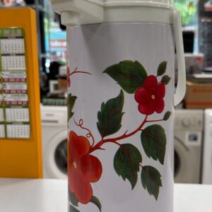 TERMO DISPENSADOR DE CAFE BLANCO FLORES