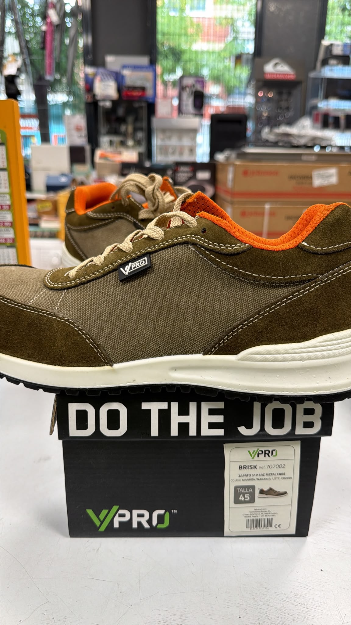 ZAPATOS TRABAJO VPRO BRISK S1P T45