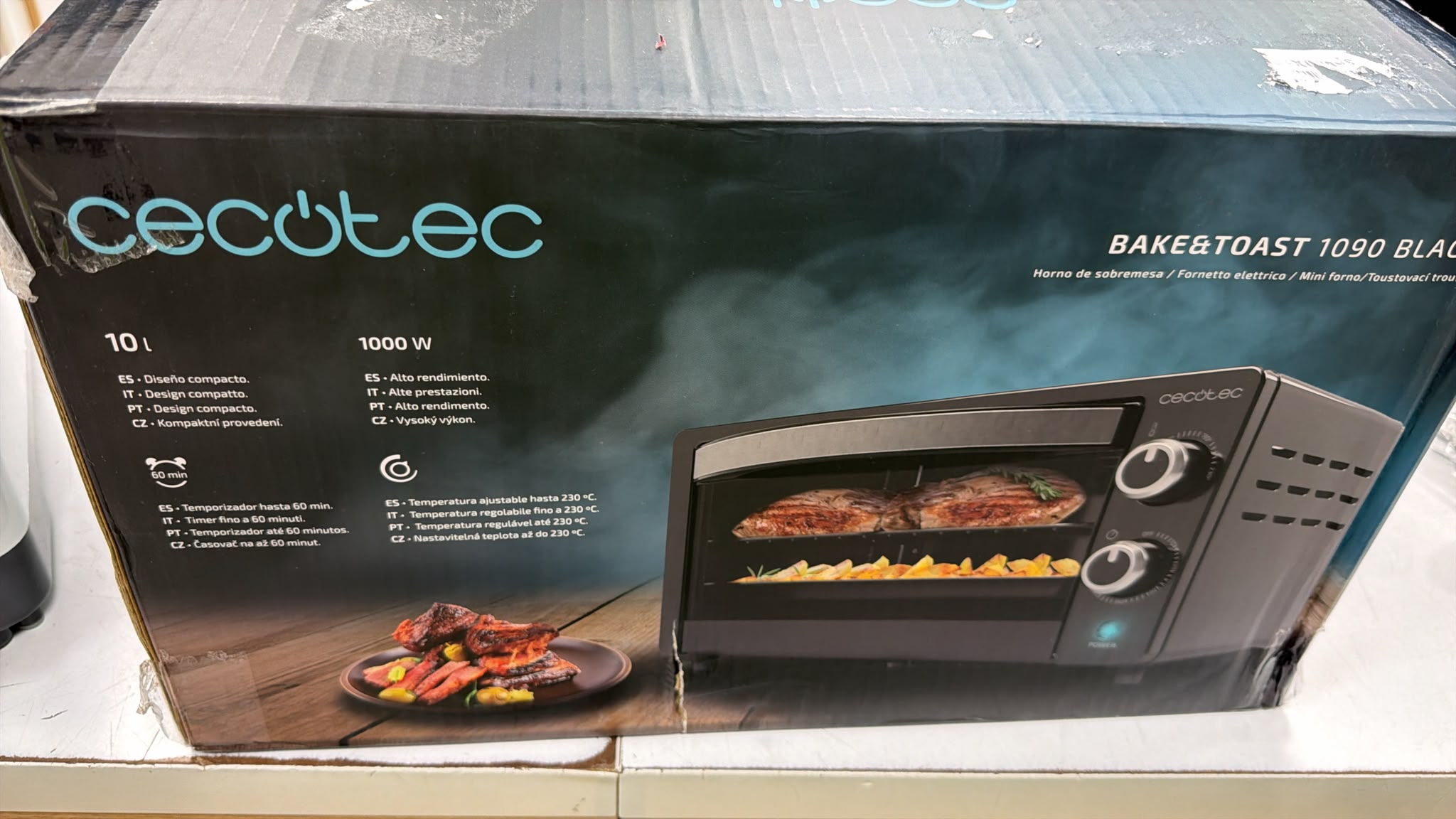 HORNO CECOTEC BAKE TOAST 1090 NEGRO - Imagen 4