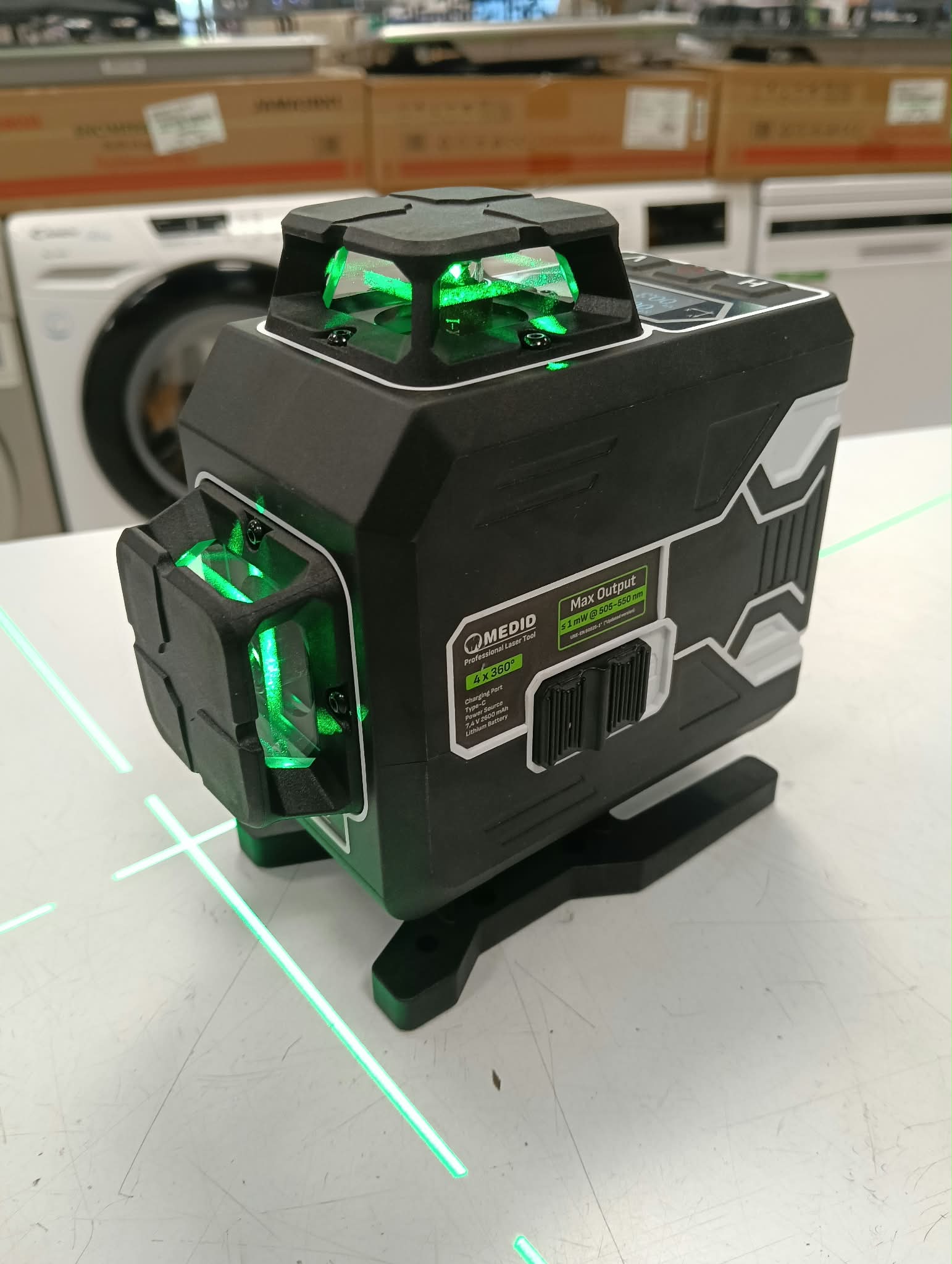 NIVEL LASER MEDID 5669 4D 4X3602 - Imagen 2