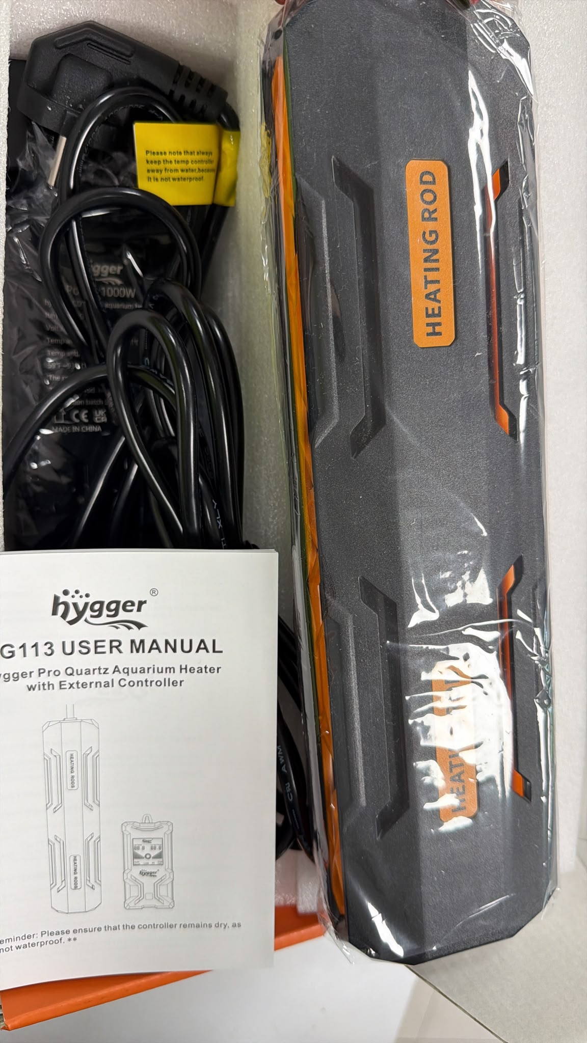 CALENTADOR DE ACUARIO 1000W HYGGER - Imagen 2